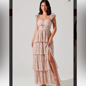 ASTR MAXI FLORAL DRESS